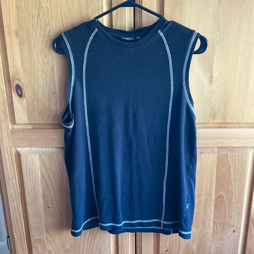 Mexx Black Tank with Grey Stitching